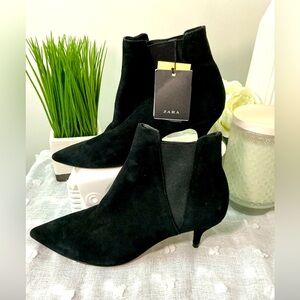 Zara Black Ankle Boots